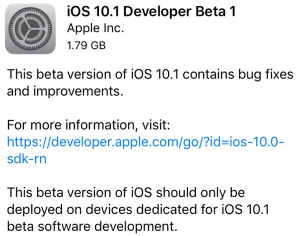 iOS 10.1測(cè)試版來了：相機(jī)加入背景虛化