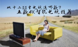 雙十二55寸電視選哪款？五款4K智能電視推薦介紹