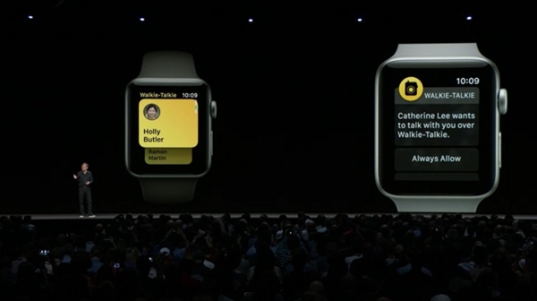 蘋果watchOS 5正式發布：新增對講機、手表支持互發語音