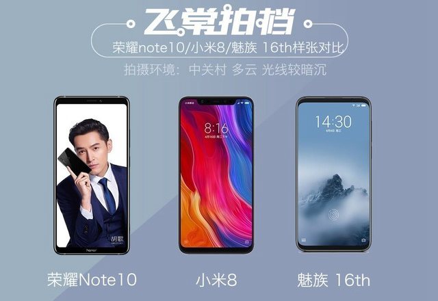 魅族16、小米8、榮耀Note10拍照對比評測 國產旗艦相機對決