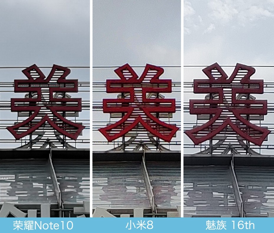 魅族16、小米8、榮耀Note10拍照對比評測 國產旗艦相機對決