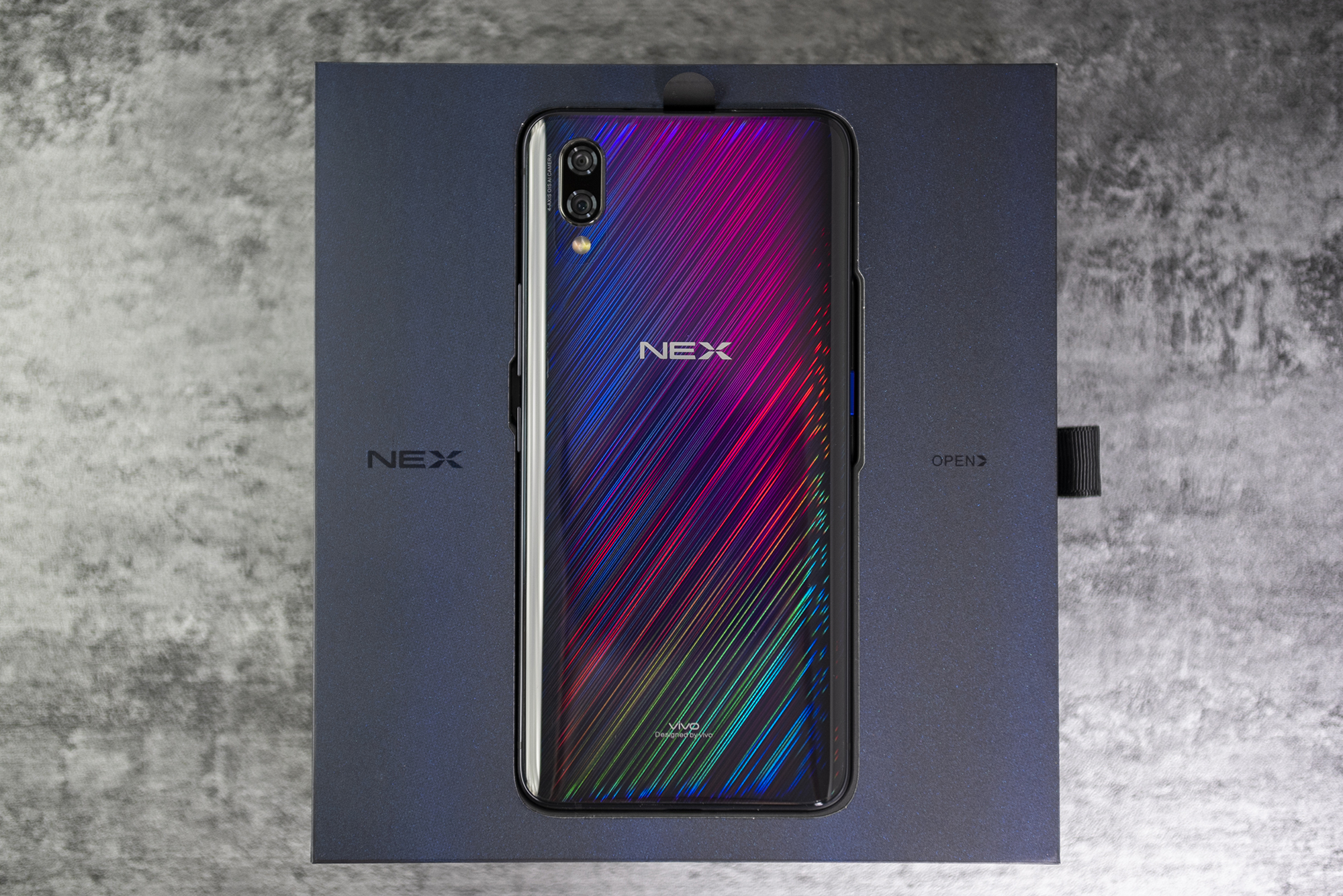 Vivo NEX星跡版圖賞：藍(lán)紫漸變+零界全面屏,支持屏幕指紋3.0
