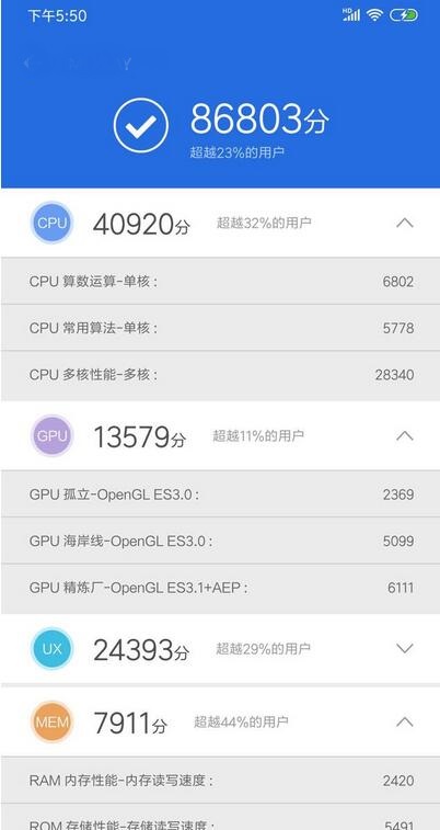 榮耀暢玩8A跑分多少？