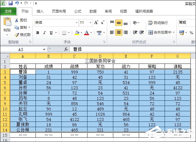 Excel表格如何隔行填充顏色？Excel表格底色隔行填充方法教程